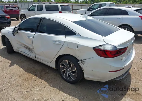 2019 Honda Insight Touring z USA, uszkodzony, nr VIN 19XZE4F96KE000942